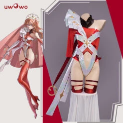 Uwowo X Ailish: Evangelionl Fanart Bride Ver. Asukaa Cosplay Costume
