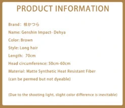 Uwowo Genshin Impact Cosplay Wig Dehya Cospaly Wig With Ears Long Coaply Hair -Uwowo Cosplay Sales 02 7df585f8 95eb 4063 ab3f ed031ccccfe2