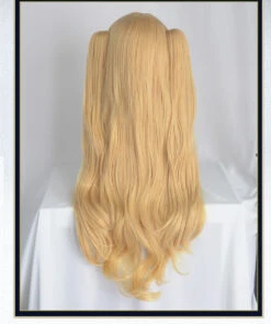 UWOWO Fate Grand Order Ereshkigal Cosplay Wig 80cm Long Gold Double Tail Cosplay Hair -Uwowo Cosplay Sales 06