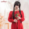 Uwowo Plus Size Anime Spy X Family: Yor Forger Sweater Yor Forger Dress Christmas Cosplay Costume Casual Red Sweater