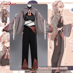 Uwowo Genshin Impact Fanart Kazuha Cosplay OOTD Casual Outfit Costume