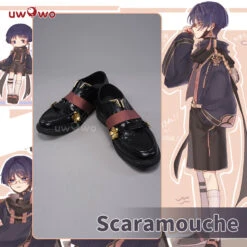 Uwowo Genshin Impact Fanart: Scaramouche Casual Outfit Cosplay Shoes Scaramouche Shoes