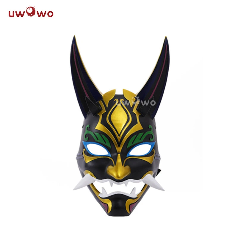 Uwowo Game Genshin Impact Cosplay Props Xiao Yaksha Adeptus Mask 1 Uwowo Game Genshin Impact Cosplay Props Xiao Yaksha Adeptus Mask