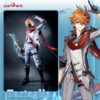 Uwowo Game Genshin Impact Tartaglia/Childe Men Cosplay Costume
