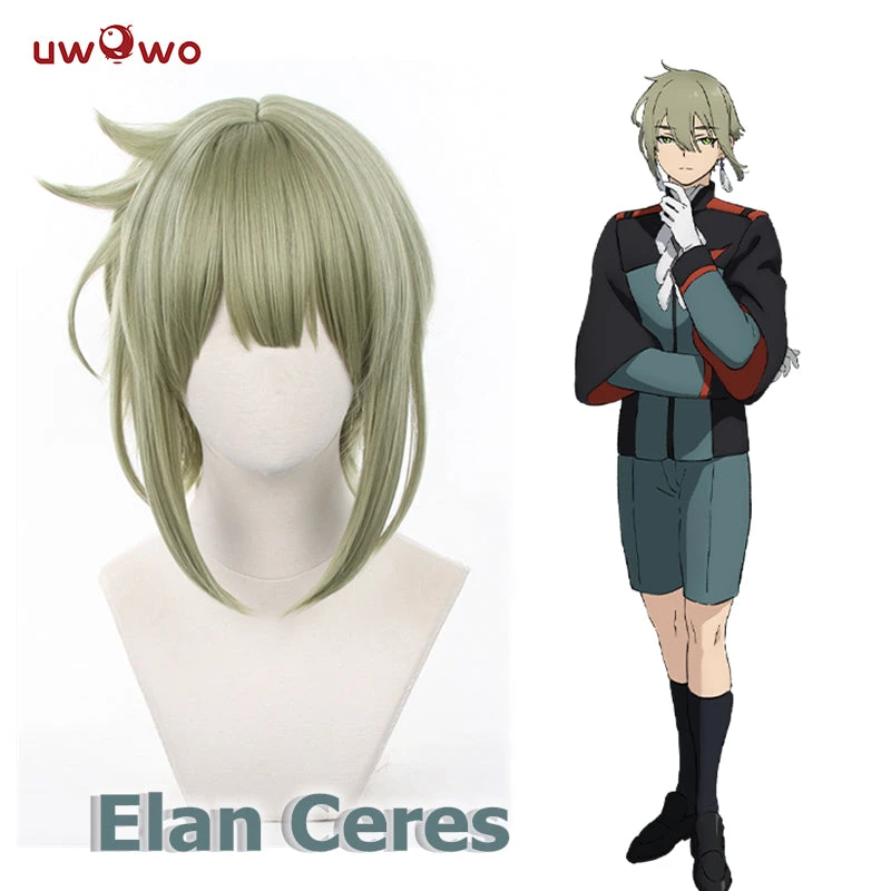 Uwowo Anime Mobile Suit Gundam The Witch From Mercury Elan Ceres Cosplay Wig 1 Uwowo Anime Mobile Suit Gundam The Witch From Mercury Elan Ceres Cosplay Wig