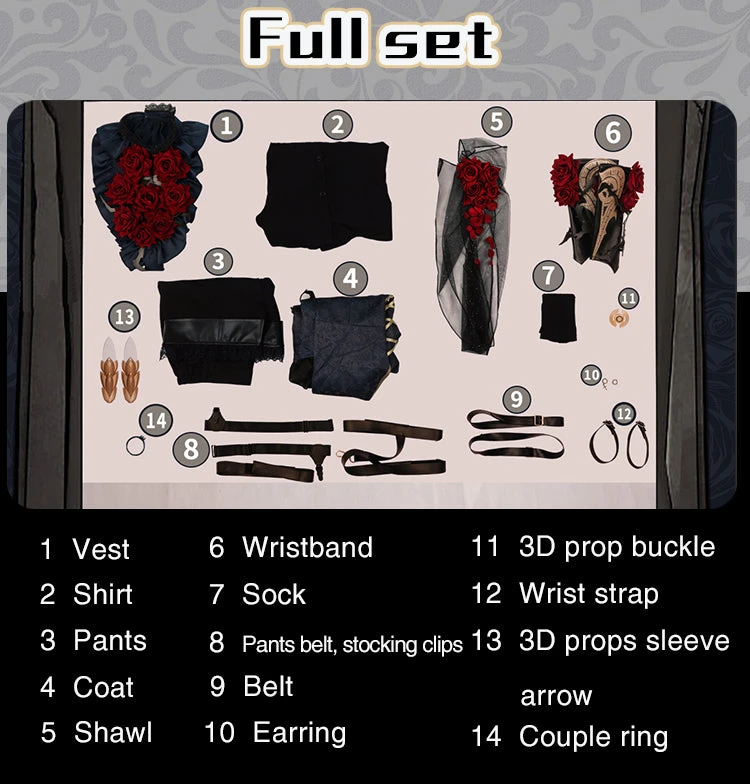 Uwowo Collab Series Game Identity V Luminary Emile Cosplay Costume Luminary Patient Cosplay 7 Uwowo Collab Series Game Identity V Luminary Emile Cosplay Costume Luminary Patient Cosplay - Image 7