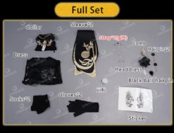 Uwowo Game Azur Lane Chenhai Black Chinese Dress Sexy Cosplay Costume -Uwowo Cosplay Sales 15 350cb0aa f862 4015 b4d6 1a7528490750