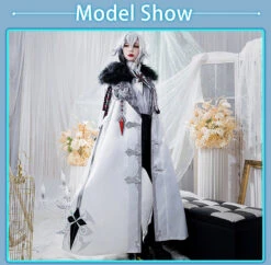 Uwowo Genshin Impact: Arlecchino/Dottore/Tartaglia/Sandrone/Columbina Fatui Harbingers Universal Coat Snezhnaya Cosplay -Uwowo Cosplay Sales 1664165856425