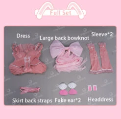 Uwowo Anime/Manga Chobits Chii Lolita Pink Bow Clamp Cosplay Costume -Uwowo Cosplay Sales 18 6d0f0c81 9ccd 4a76 b177 306174126965