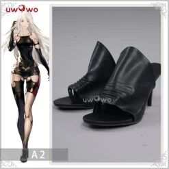 Uwowo Game NieR:Automata A2 Cosplay YoRHa Type A No.2 Cosplay Shoes
