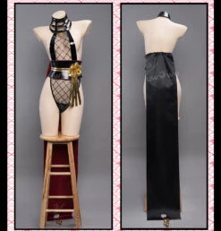 Uwowo×DISHWASHER1910 Anime Spy X Family Fanart: Yor Forger Shinobi Assassin Cosplay Costume -Uwowo Cosplay Sales 1 08