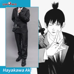 Uwowo Anime Chainsaw Man Copslay Denji Hayakawa Aki Cosplay Men Cosplay Universal Suit