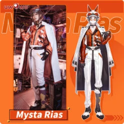Uwowo Collab Series NIJISANJI Cosplay Vtuber Mysta Rias Cosplay Costume