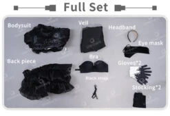 Uwowo Nier: Automata 2B Black Wedding Dress Bride Cosplay Costume -Uwowo Cosplay Sales 1 257d1989 db2c 4c25 a940 a5d8191b9ac4