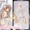 Uwowo Anime/Manga Chobits Chii White Angel Gothic Lolita Leather Dress Cosplay Costumes