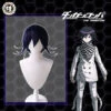 Uwowo Danganronpa Kokichi Oma Cosplay Wig The Ultimate Supreme Leader 35cm Blue Purple Short Hair