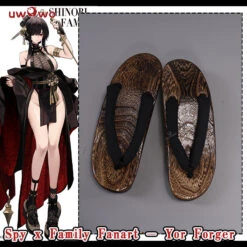 Uwowo×DISHWASHER1910 Anime Spy X Family Fanart: Yor Forger Shinobi Assassin Cosplay Shoes