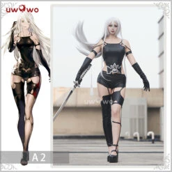 Uwowo Game NieR:Automata Cosplay A2 Cosplay YoRHa Type A No.2 Cosplay Costume