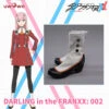Uwowo Anime DARLING In The FRANXX: 002 Zero Two Uniform Cosplay Shoes Zero Two Shoes