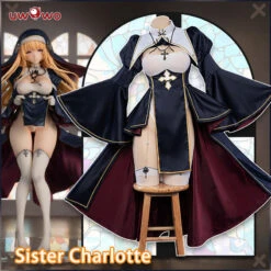 Uwowo Original Character Charlotte Figure Nun Sister 18+ Cosplay Costume