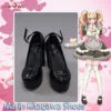 Uwowo Anime/Manga My Dress-Up Darling Marin Kitagawa Lattice Maid Cosplay Shoes