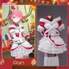 Uwowo Game Re: Zero Lost In Memories Ram Christmas Ver. Cosplay Costume