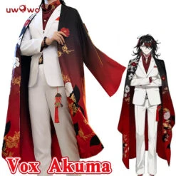 Uwowo Collab Series NIJISANJI Cosplay Vtuber Vox Akuma Daddy Cosplay Costume
