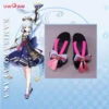 Uwowo Game Genshin Impact Kamisato Ayaka Frostflake Heron Cosplay Shoes