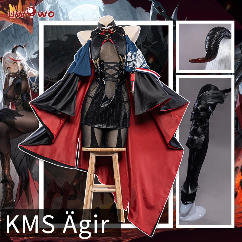 Uwowo Game Azur Lane KMS Ägir/Agir 18+ Cosplay Costume 1 Uwowo Game Azur Lane KMS Ägir/Agir 18+ Cosplay Costume