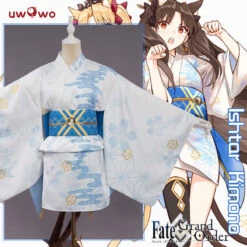 Uwowo Fate Grand Order/FGO Fanart Kimono Ver. Ishtar Cosplay Costume