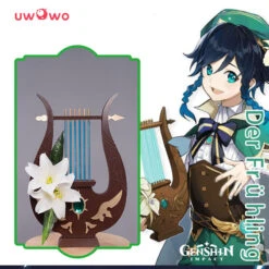 Uwowo Game Genshin Impact Venti Weapons Lyre Der Frühling Cosplay Props