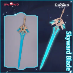Uwowo Game Genshin Impact Weapons Skyward Blade Cosplay Props Sword Props