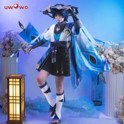 Uwowo Genshin Impact Wanderer Scaramouche Sumeru Anemo Cosplay Costume