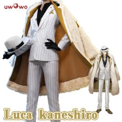 Uwowo NIJISANJI Cosplay Vtuber Luca Kaneshiro Cosplay Luca Costume