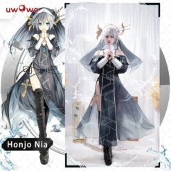 Uwowo Anime Date A Live: Nia Honjo Astral Dress Sister Nun Cosplay Costume