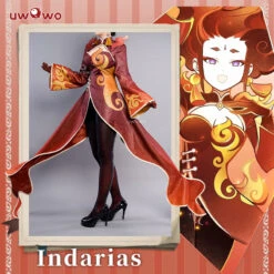 Uwowo Genshin Impact: Indarias Pyro Yakshas Liyue Female Cosplay Costume