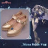 Exclusive Authorization Uwowo X Ailish: Genshin Impact Fanart Bride Ver. Mona Cosplay Shoes