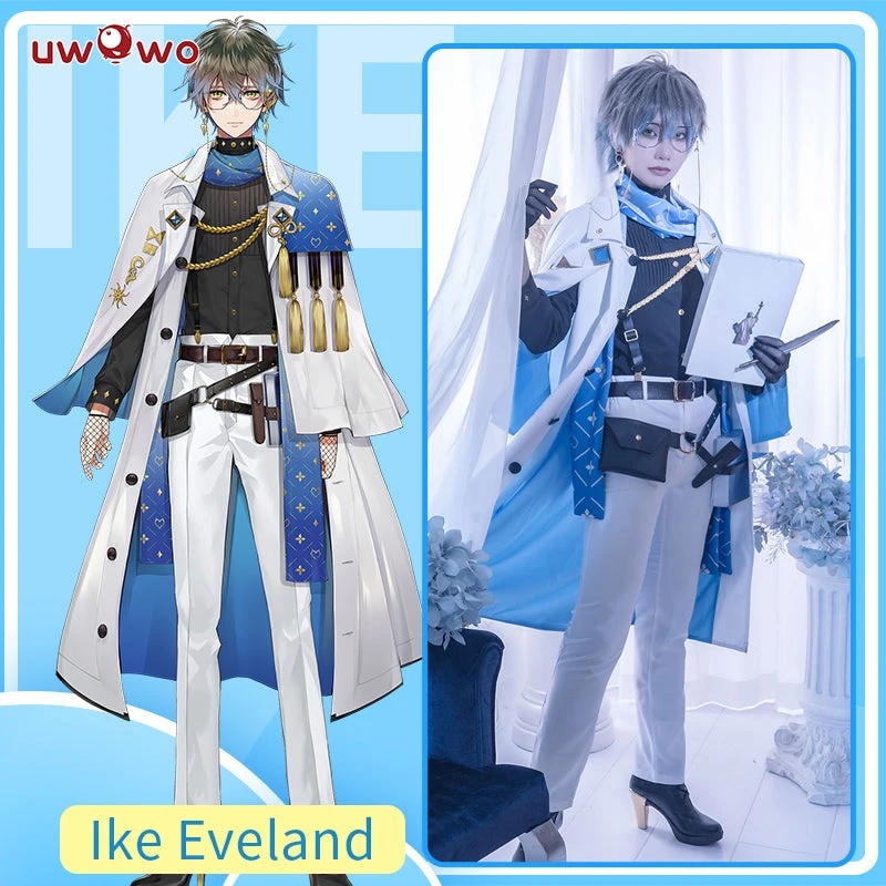 Uwowo Collab Series NIJISANJI Cosplay Vtuber Ike Eveland Cosplay Costume 1 Uwowo Collab Series NIJISANJI Cosplay Vtuber Ike Eveland Cosplay Costume
