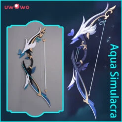 Uwowo Genshin Impact Weapons Yelan Weapon Aqua Simulacra Bow Arrow Yelan Props