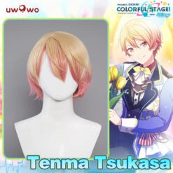 Uwowo Project Sekai Colorful Stage! Feat. Cosplay Tenma Tsukasa Cosplay Wig Short Hair