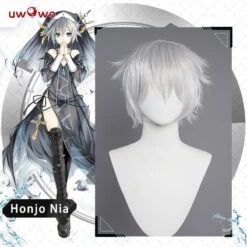 Uwowo Anime Date A Live: Wig Nia Honjo Astral Wig Nun Cosplay Wig