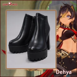 Uwowo Genshin Impact Cosplay Shoes Dehya Cosplay Shoes Sumeru Pyro Claymore Female Shoes