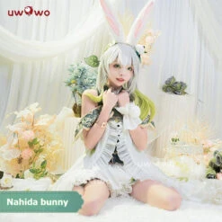 Exclusive Authorization Uwowo Genshin Impact Fanart: Nahida Bunny Kusanali Sumeru Dendro Archon Cute Cosplay Costumes -Uwowo Cosplay Sales 1 c2372dda f95b 4c39 997c 7370c79af2ab