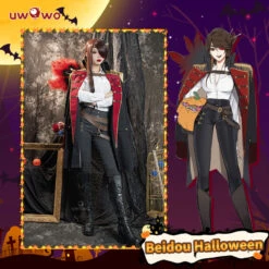 Uwowo Genshin Impact Fanart Pirate Beidou Witch Halloween Cosplay Costume