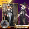 Uwowo Genshin Impact Fanart Witch Ningguang Halloween Cosplay Costume