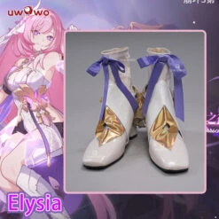 Uwowo Game Honkai Impact 3: Elysia Herrscher Of Human Ego Elysia Cosplay Shoes