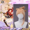 Uwowo Game Genshin Impact Yoimiya Cosplay Wig 25cm Gold Hair