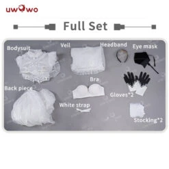 Uwowo Nier: Automata 2B White Wedding Dress Bride Cosplay Costume -Uwowo Cosplay Sales 1 eb2e8f4b 1c4f 4222 9512 4c0ea5922b3c
