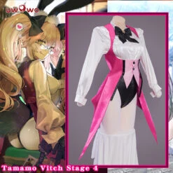 In Stock Uwowo Fate Grand Order/FGO 6 Anniversary Tamamo Vitch Stage 4 Bunny Cosplay Costume