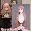 Uwowo Anime Spy X Family Wig Fanart: Anya Adult Cosplay Anya Wig Long Hair